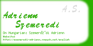 adrienn szemeredi business card